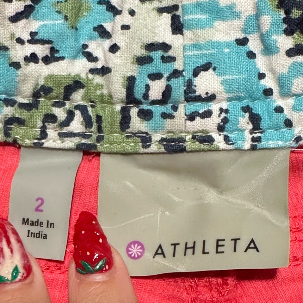 NWT Athleta Watermelon 98% Cotton Corduroy Srock Shorts Women’s 2 - Picture 10 of 10